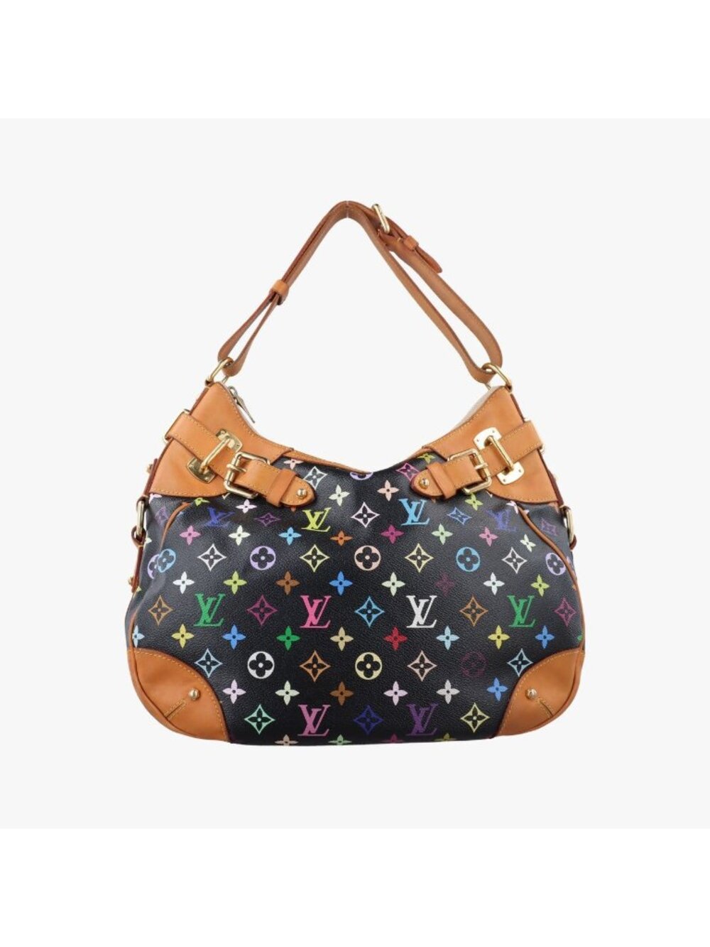 Louis Vuitton Greta Noir Monogram Multicolor